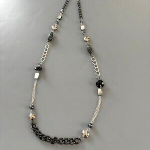 Artsan Handmade Mixed Bead and Chain Necklace #7